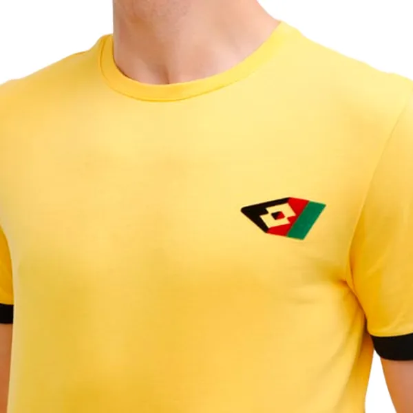 Tricou pentru bărbați Lotto ALFONSO T-SHIRT 2FX 100% bumbac/ Yellow photo 3