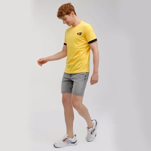 Tricou pentru bărbați Lotto ALFONSO T-SHIRT 2FX 100% bumbac/ Yellow photo 4 Tricou pentru bărbați Lotto ALFONSO T-SHIRT 2FX 100% bumbac/ Yellow photo 4