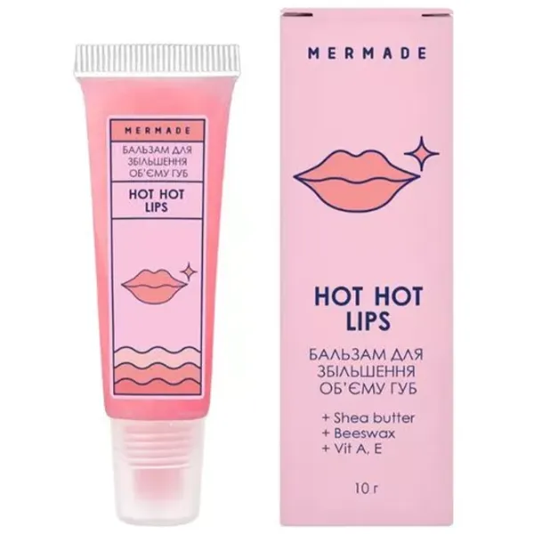 Бальзамы для губ Mermade Hot Lips 10 мл/ Розовый photo 1