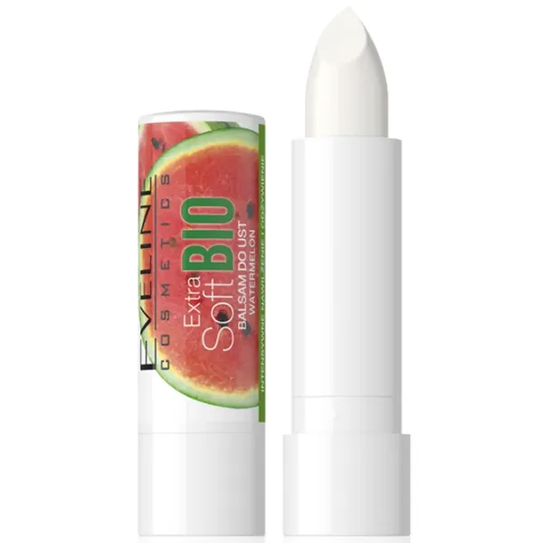 Бальзамы для губ Eveline Cosmetics Extra Soft bio Watermelon 10 мл/ White photo 1 Бальзамы для губ Eveline Cosmetics Extra Soft bio Watermelon 10 мл/ White photo 1