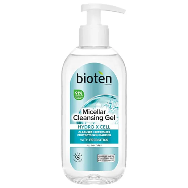 Loțiune demachiantă pentru ochi Bioten Hydro X-CELL Gel/ 200 ml photo 1