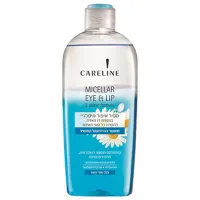 Loțiune demachiantă pentru ochi Careline bifazic Eye & Lip Blue Apă micelară/ 400 ml