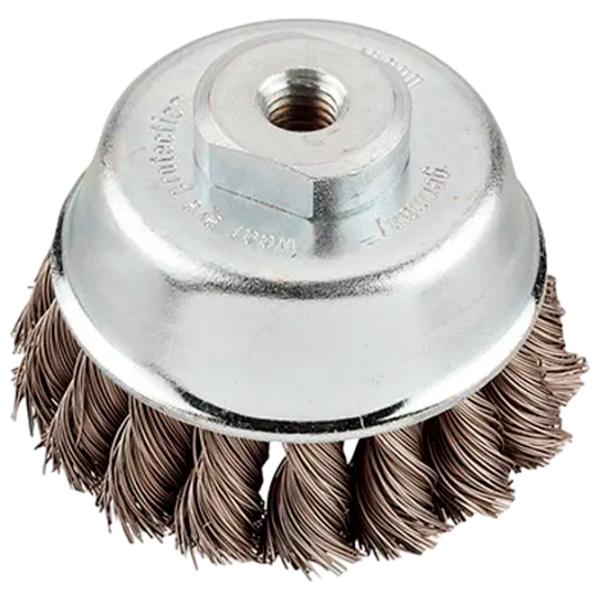 Проволочная чашечная щётка KWB K719210 100 мм photo 1 Проволочная чашечная щётка KWB K719210 100 мм photo 1
