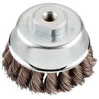 Perie cupă din sârmă răsucită KWB K719210 100 mm