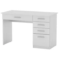Офисный стол KompaniT СП "Студент" ДСП/ Белый