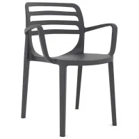 Scaun de grădină AG Laura Plastic/ Plastic/ Antracit photo 2