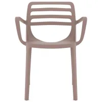 Садовый стул AG Лаура Пластик/ Пластик/ Капучино