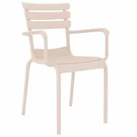 Scaun de grădină AG HERA Plastic/ Plastic/ Cream