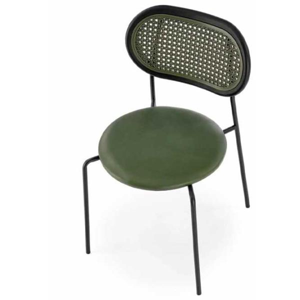 Scaun de bucătărie AG K-524 Piele artificială/ Green photo 5