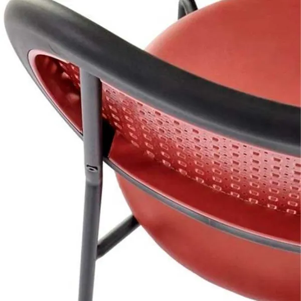 Scaun de bucătărie AG K-524 Piele artificială/ Bordo photo 5