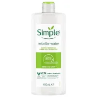 Loțiune demachiantă pentru ochi Simple Vitamina B3+C Apă micelară/ 400 ml