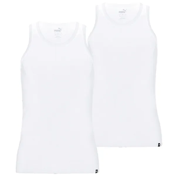 Maiou pentru bărbați Puma Puma Basic 2Tank Top L/ White photo 3