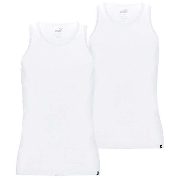 Maiou pentru bărbați Puma Puma Basic 2Tank Top XL/ White photo 2