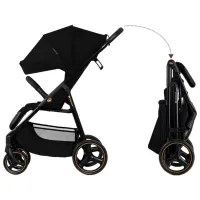 Cărucior pentru copil KinderKraft Stroller Trig 3 5727838/ Black photo 6