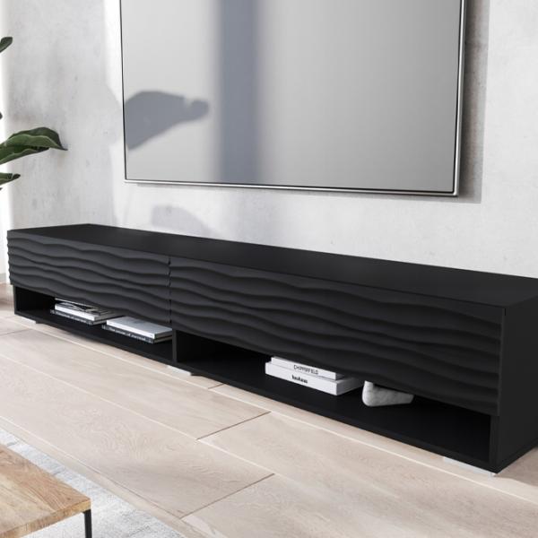 Тумба под телевизор Bratex A180 Waves 30см x 180см x 31см/ МДФ photo 2