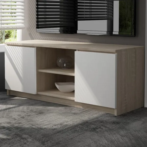 Тумба под телевизор Akord K120 2D1P 55см x 120см x 40см/ ЛДСП photo 3 Тумба под телевизор Akord K120 2D1P 55см x 120см x 40см/ ЛДСП photo 3