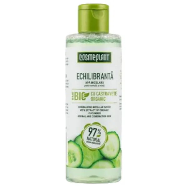 Loțiune demachiantă pentru ochi Cosmeplant Normalizante Apă micelară/ 200 ml photo 1 Loțiune demachiantă pentru ochi Cosmeplant Normalizante Apă micelară/ 200 ml photo 1