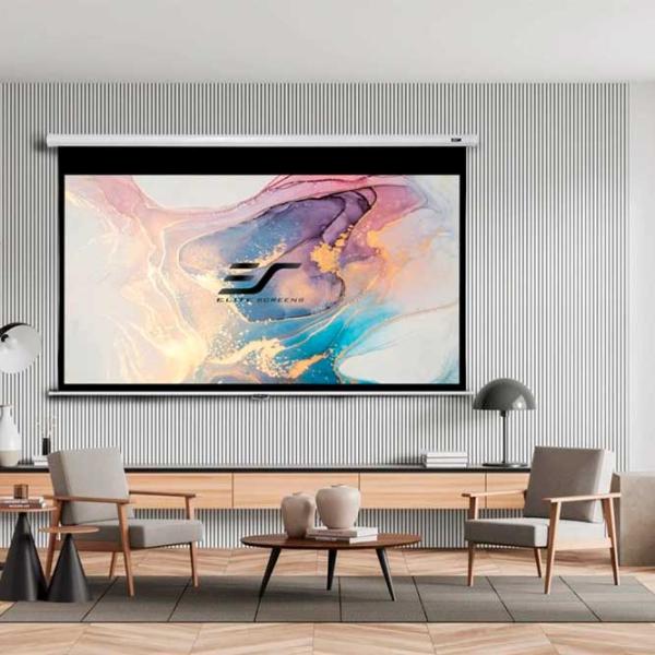 Ecran pentru proiector EliteScreens M150XWH2 186 cm/ 338 cm/ Pe perete/ White photo 3