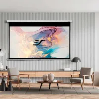 Ecran pentru proiector EliteScreens M150XWH2 186 cm/ 338 cm/ Pe perete/ White photo 3