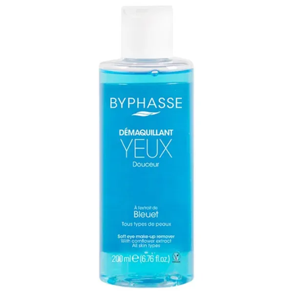 Loțiune demachiantă pentru ochi Byphasse Extract de albastrele Apă micelară/ 200 ml photo 1