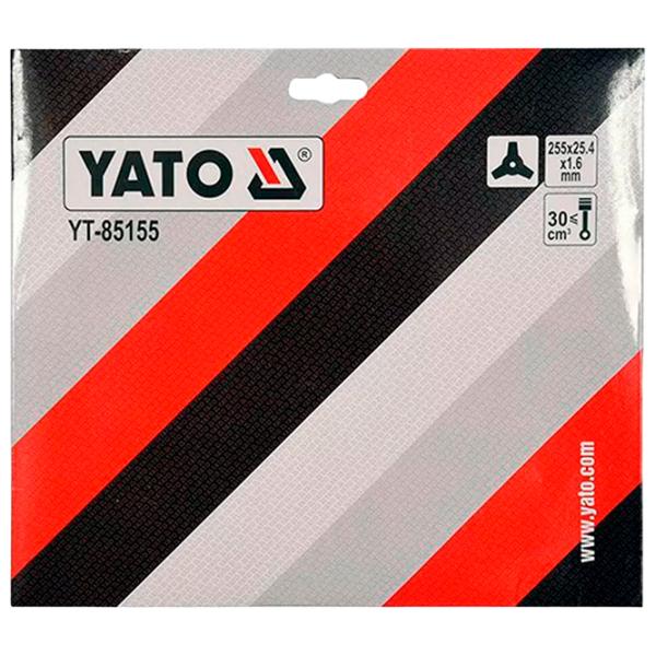 Disc pentru motocoasă Yato YT85155 Oțel/ 3 photo 2