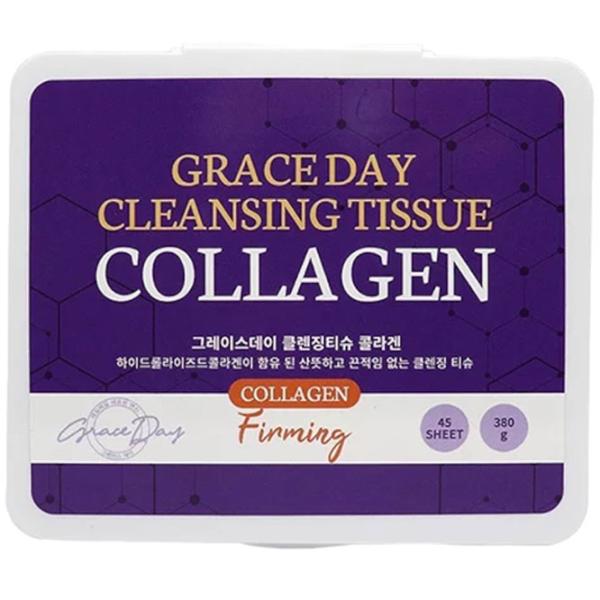 Лосьон для снятия макияжа с глаз Grace Day Collagen салфетки photo 1
