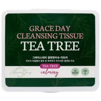 Лосьон для снятия макияжа с глаз Grace Day Экстракт чайного дерева салфетки
