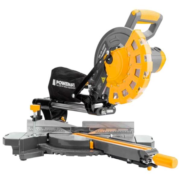 Fierăstrău pentru tăieri înclinate Powermat PM-UK-2400M 255 mm/ Gray photo 1