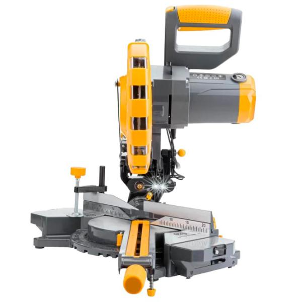 Fierăstrău pentru tăieri înclinate Powermat PM-UK-2400M 255 mm/ Gray photo 3