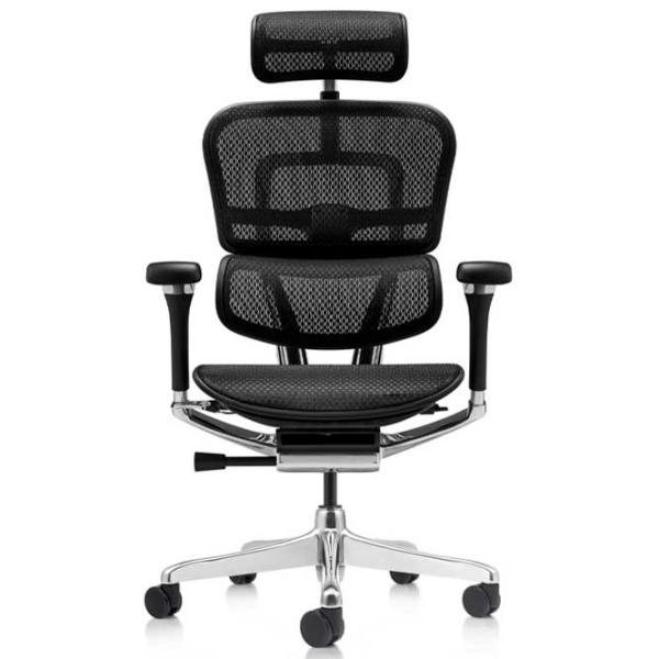 Fotoliu de birou ART Ergohuman Luxury 2 Pânză, plasă acrilică/ Black photo 2 Fotoliu de birou ART Ergohuman Luxury 2 Pânză, plasă acrilică/ Black photo 2