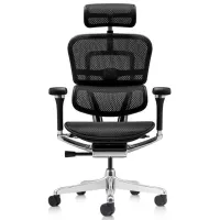 Fotoliu de birou ART Ergohuman Luxury 2 Pânză/ Black photo 2