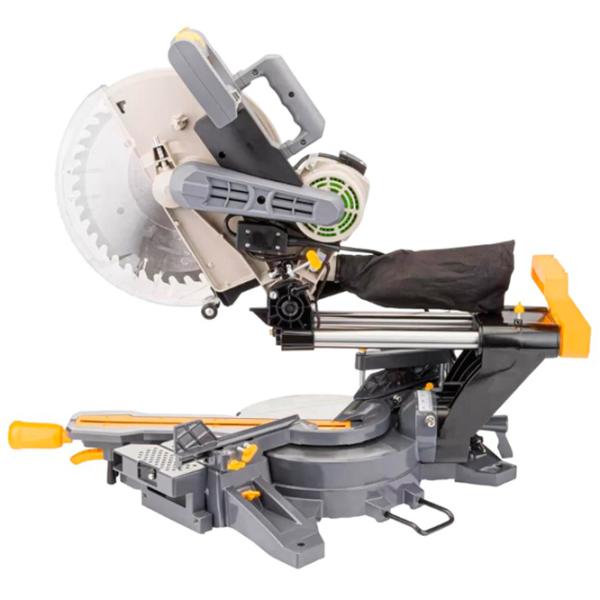 Fierăstrău pentru tăieri înclinate Powermat PM-UK-2200M 305 mm/ Gray photo 3