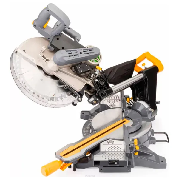 Fierăstrău pentru tăieri înclinate Powermat PM-UK-2200M 305 mm/ Gray photo 6