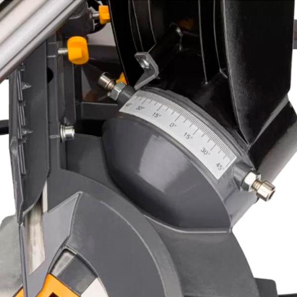 Fierăstrău pentru tăieri înclinate Powermat PM-UK-2200M 305 mm/ Gray photo 9
