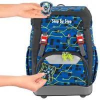 Ghiozdan pentru copii Step by Step Grade Blue Black Blue/ 22 l photo 4