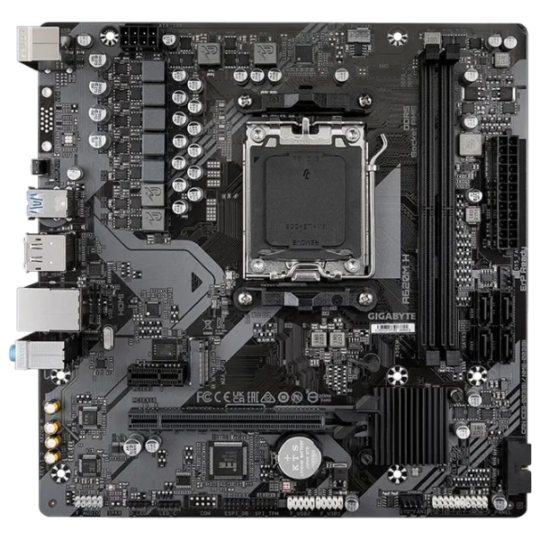 Placă de bază Gigabyte A620M H mATX/ AMD A620M photo 1