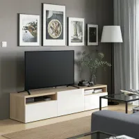 Тумба под телевизор Ikea Besta 39см x 180см x 42см/ ДСП photo 2