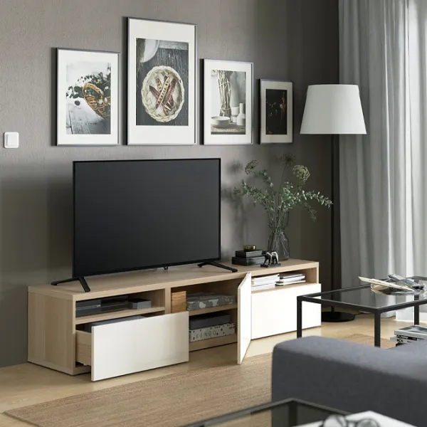 Тумба под телевизор Ikea Besta 39см x 180см x 42см/ ДСП photo 3 Тумба под телевизор Ikea Besta 39см x 180см x 42см/ ДСП photo 3