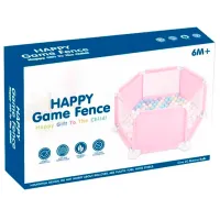 Țarc pentru copii 4Play Happy Game (00-00754574) 6 luni - 3 ani/ Pink photo 2