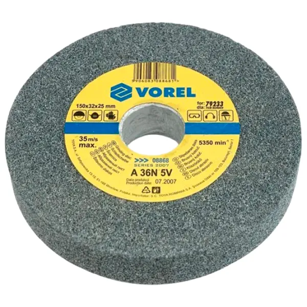 Наждачный круг Vorel VOR08875  photo 1