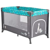 Țarc pentru copii Moni Safari (00-00770939) 0 luni - 3 ani/ Turquoise