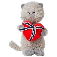 Мягкая игрушка Orange Toys Animals OS080/ 30 3+/ Серый