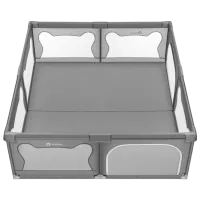 Țarc pentru copii Lionelo Willow XL (00-00764683) 0 luni - 4 ani / Gray photo 3