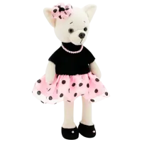 Мягкая игрушка Orange Toys Animals Dog Lili Pearl 3+/ Белый