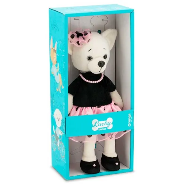 Мягкая игрушка Orange Toys Animals Dog Lili Pearl 3+/ Белый photo 4 Мягкая игрушка Orange Toys Animals Dog Lili Pearl 3+/ Белый photo 4