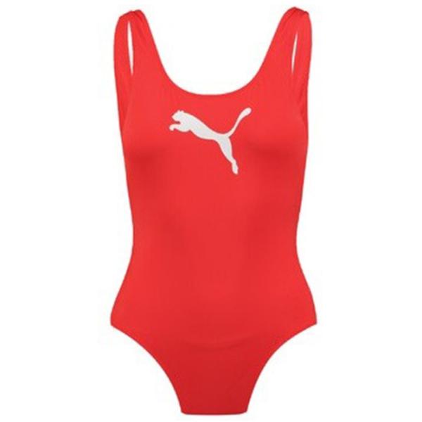 Купальник для женщин Puma Swim Women Swimsuit 1P XL/ Красный photo 1