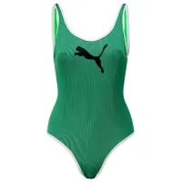 Купальник для женщин Puma Swim Women Contour Rib Swimsuit 1P XL/ Green
