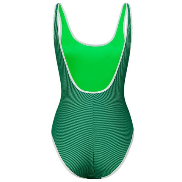 Costum de baie pentru femei Puma Swim Women Contour Rib Swimsuit 1P M/ Green photo 2 Costum de baie pentru femei Puma Swim Women Contour Rib Swimsuit 1P M/ Green photo 2