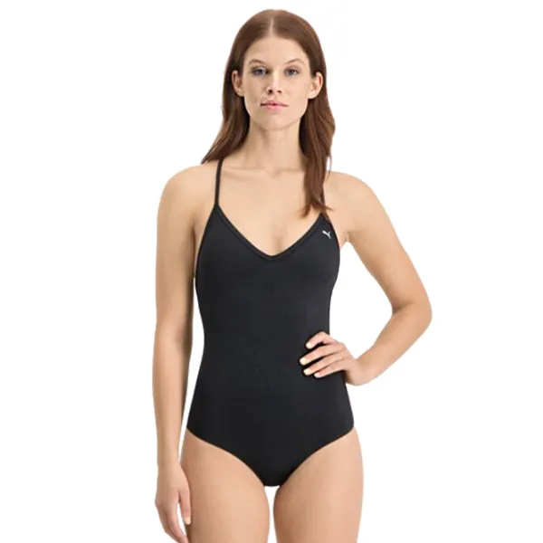 Costum de baie pentru femei Puma Swim Women V-Neck Crossback Swimsuit 1P XL/ Black photo 1 Costum de baie pentru femei Puma Swim Women V-Neck Crossback Swimsuit 1P XL/ Black photo 1