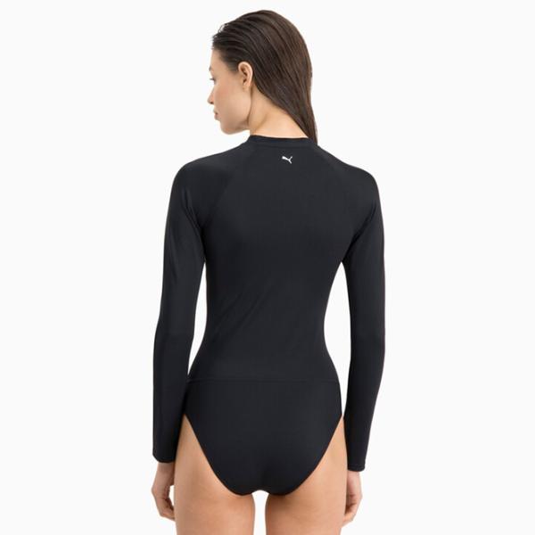 Купальник для женщин Puma Swim Women Long Sleeve Surf Suit 1P XL/ Black photo 5